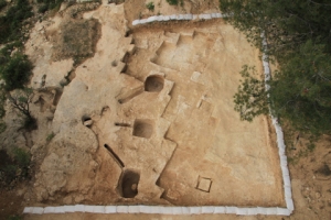 Bagno rituale (Miqwe) del periodo del Secondo tempio riportato alla luce nel quartiere di Qiryat Menachem a Gerusalemme (Aprile 2013)
